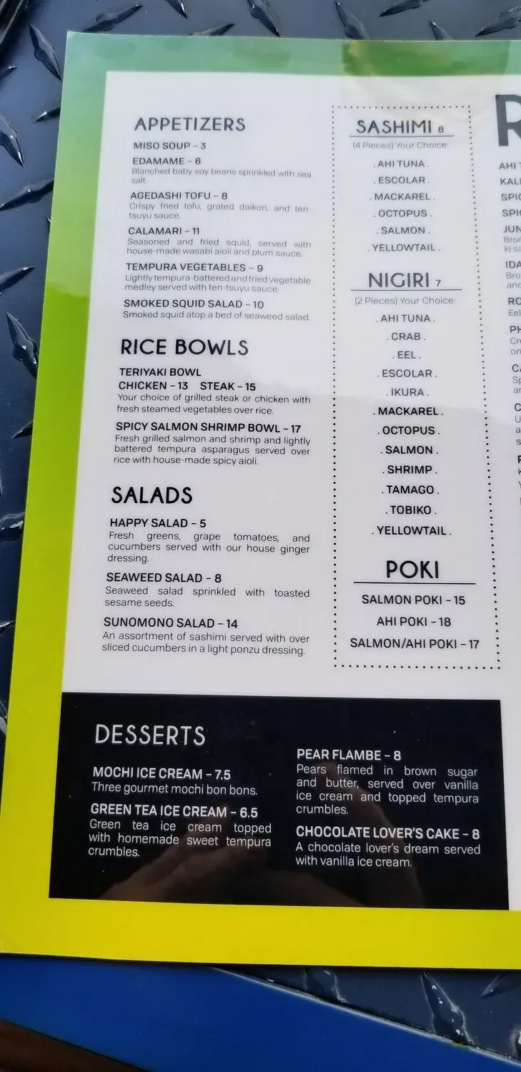 Menu 6