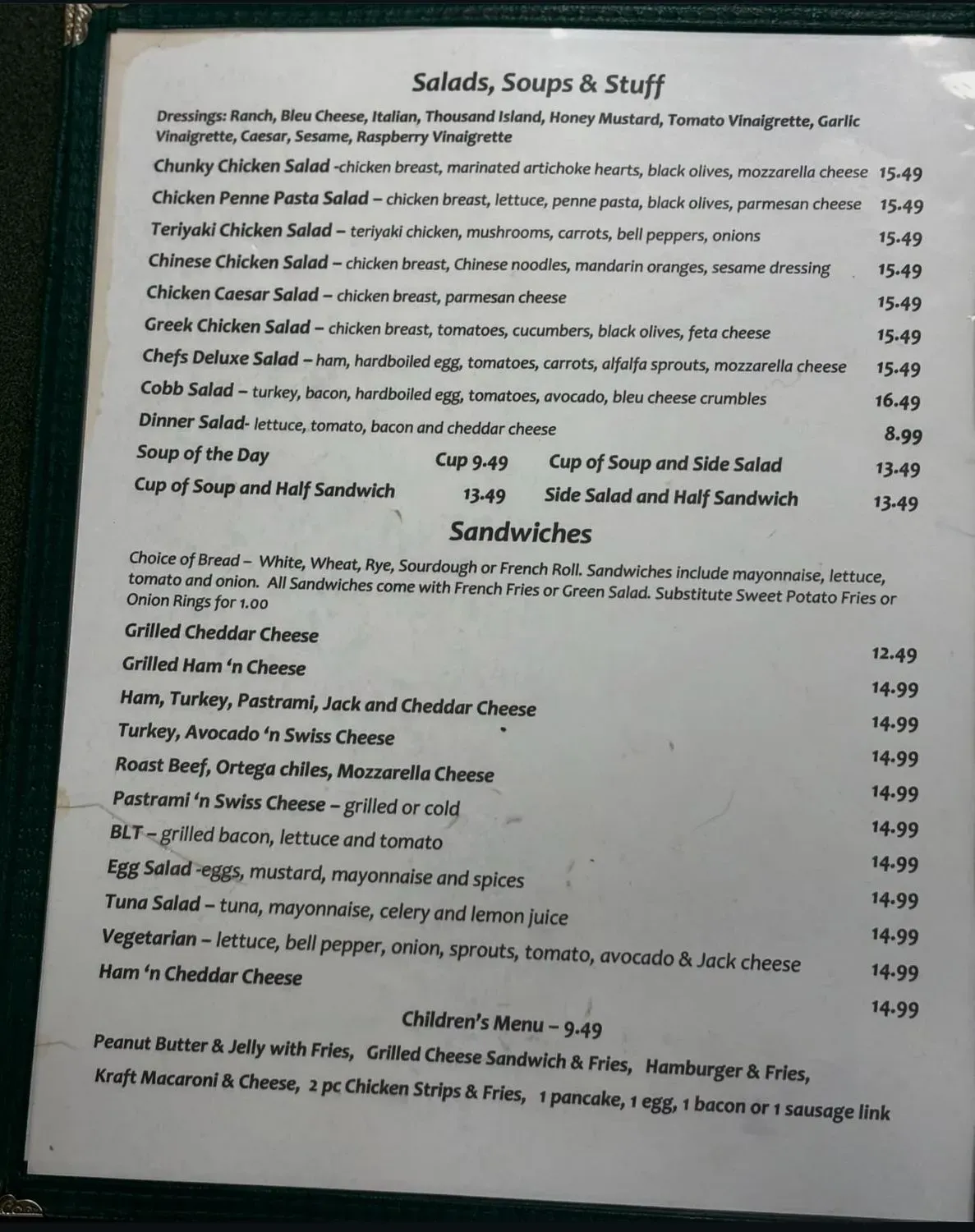 Menu 3