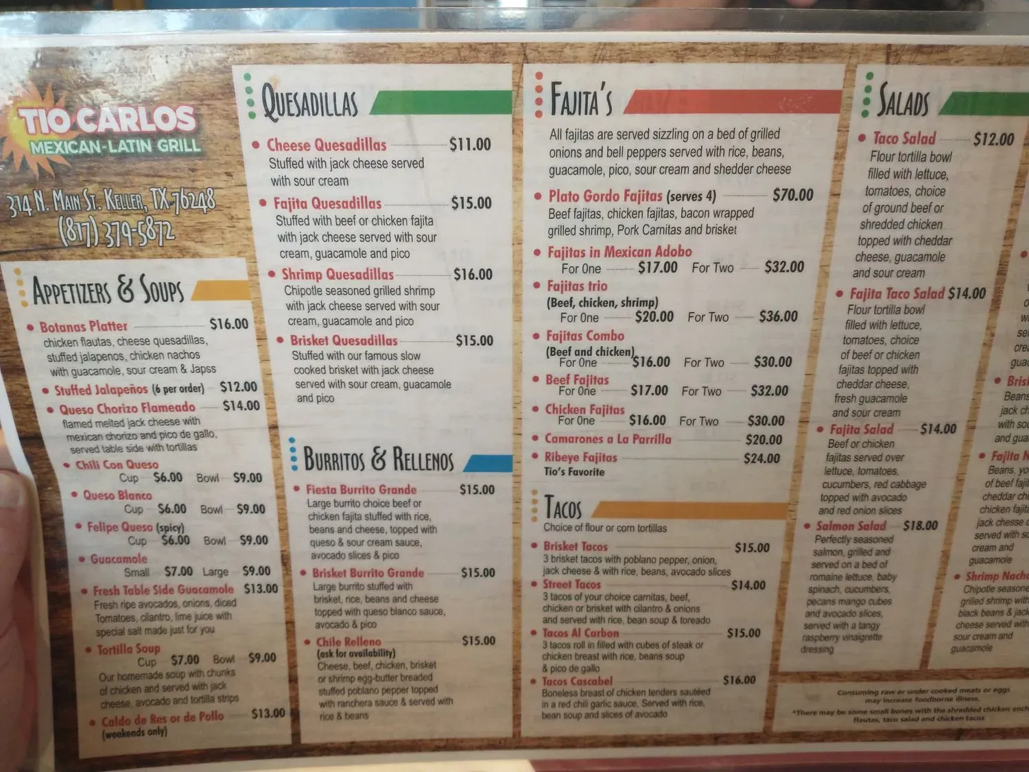 Menu 6