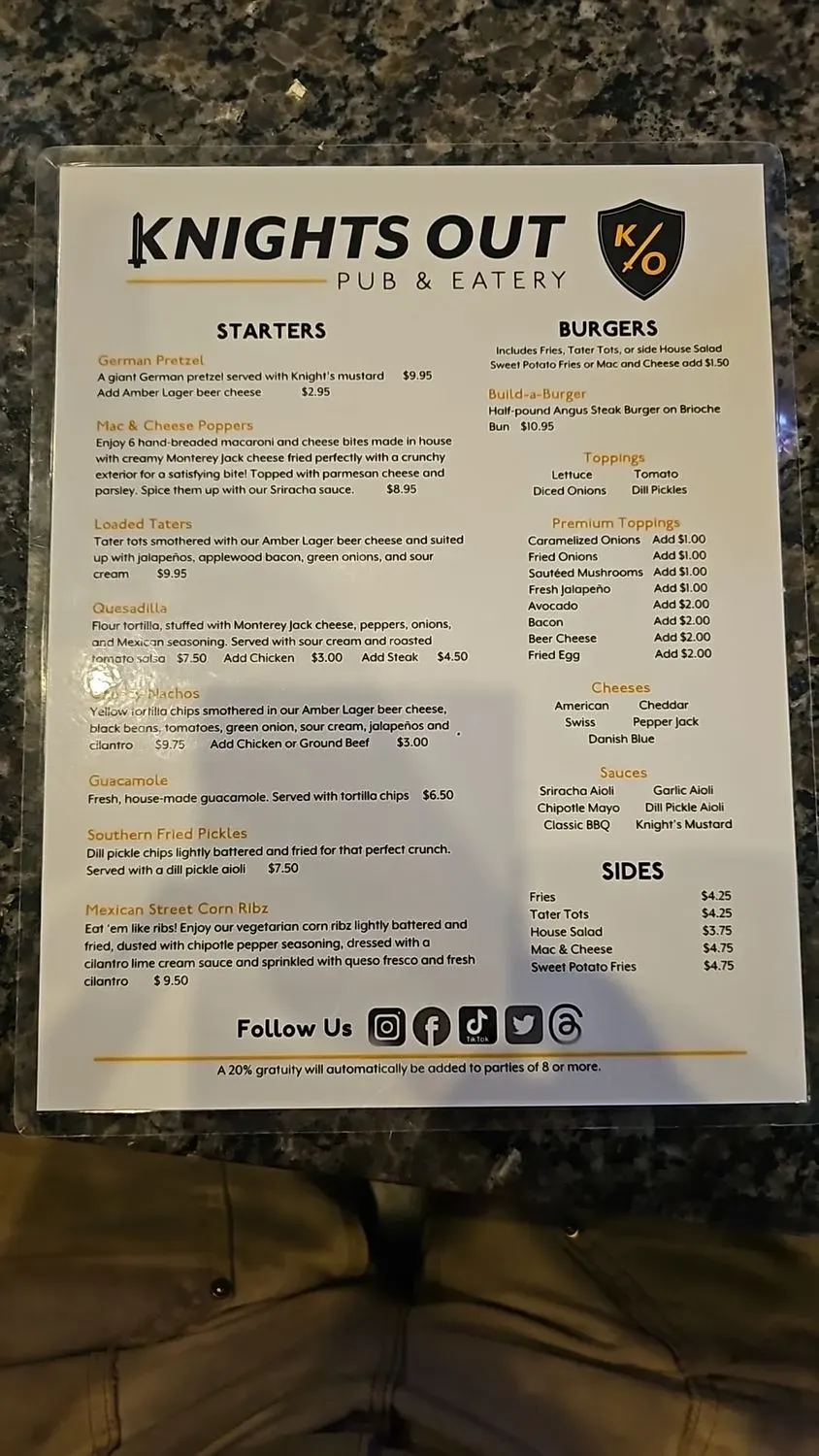 Menu 5