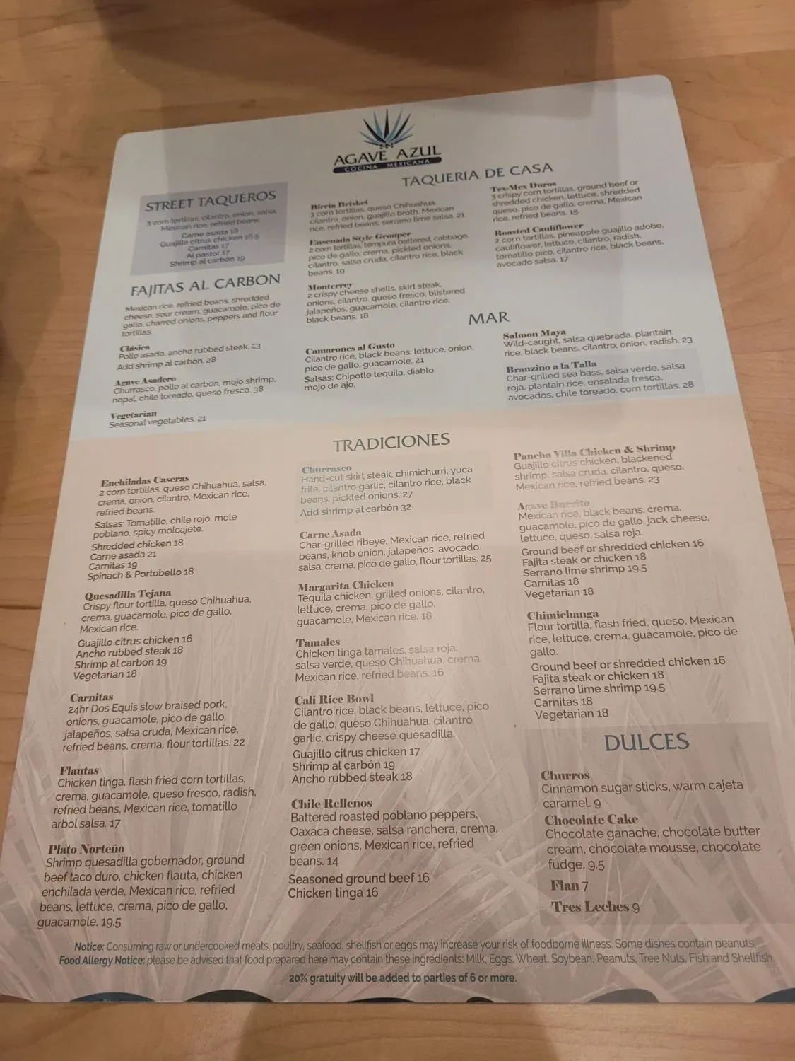 Menu 6