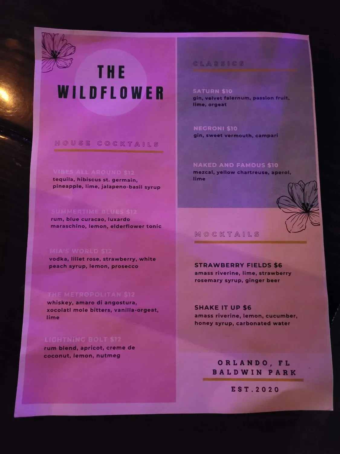 Menu 2