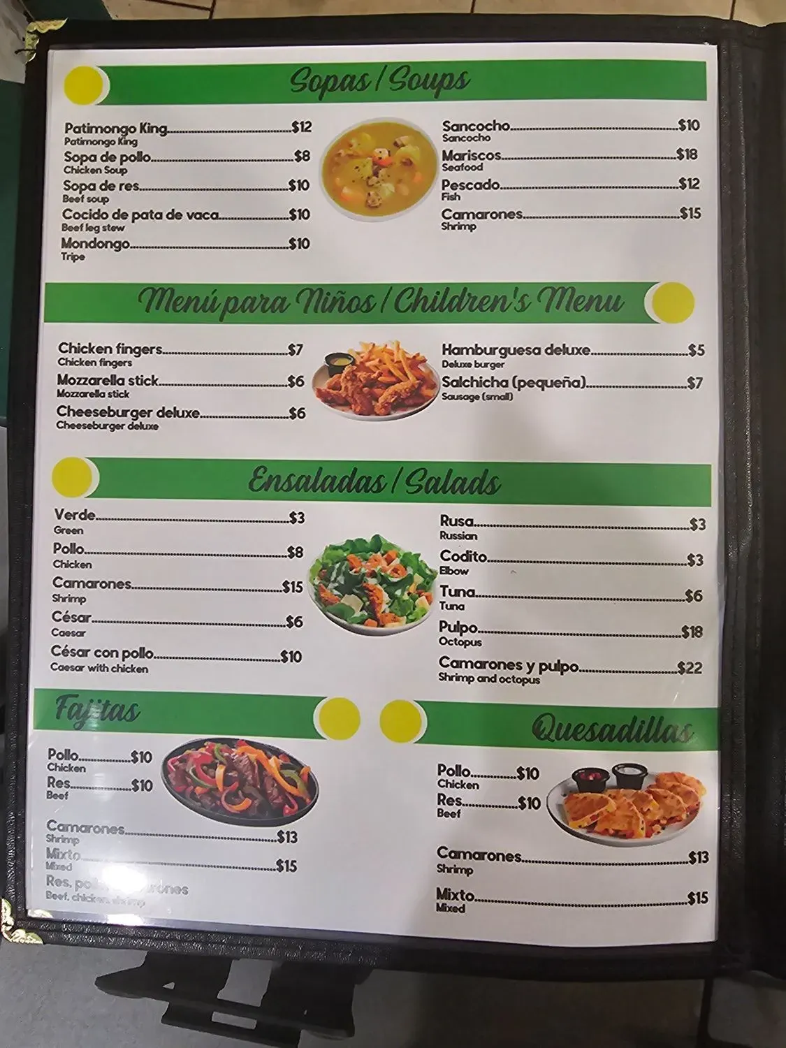 Menu 4