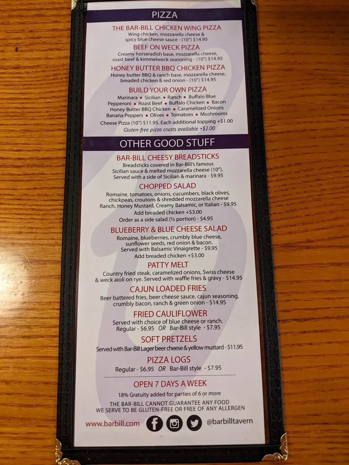 Menu 2