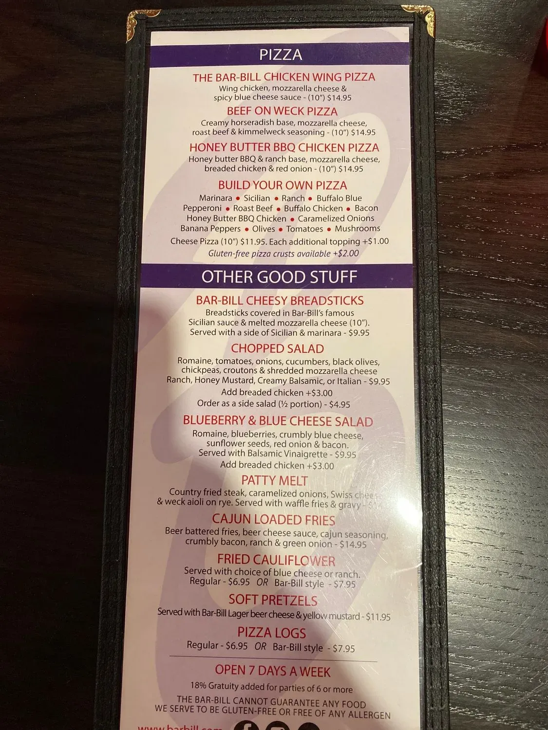 Menu 3