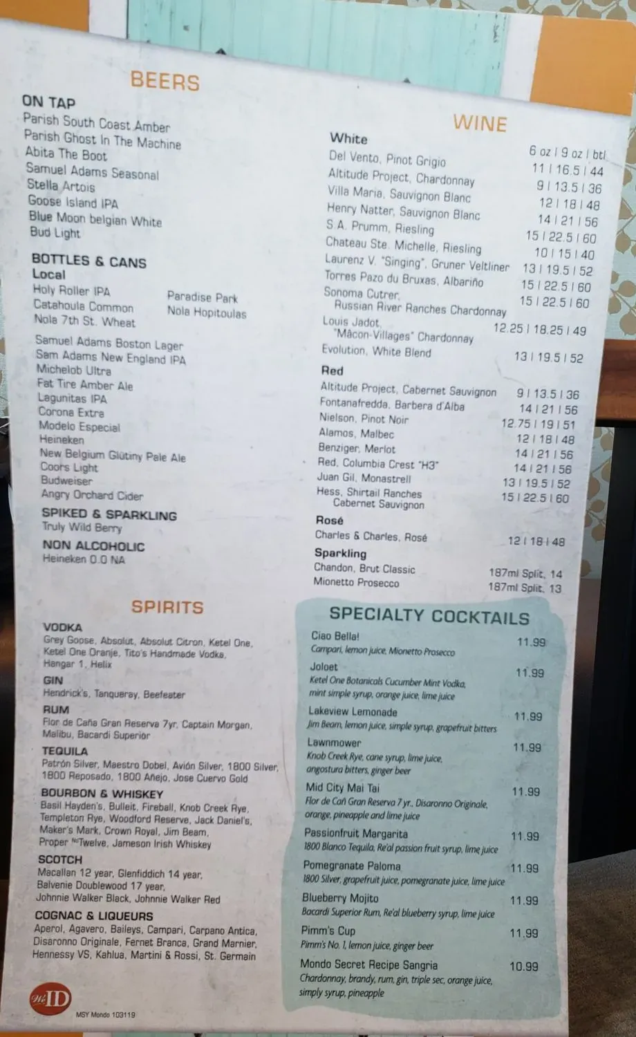 Menu 3