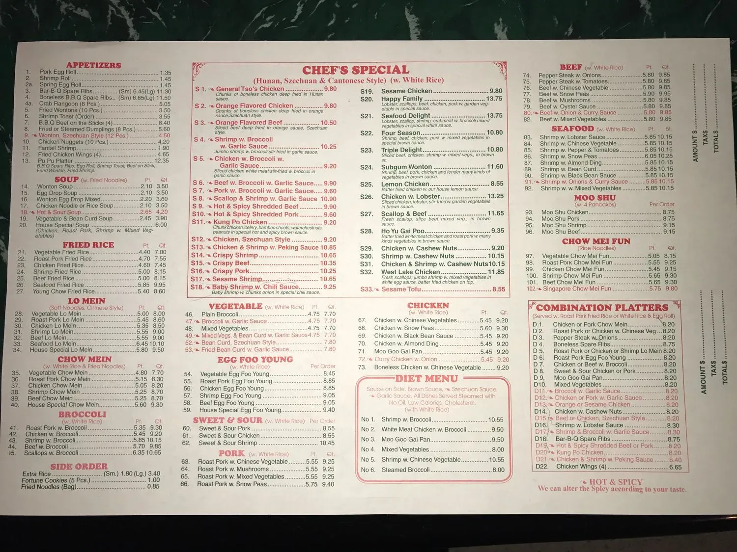 Menu 3