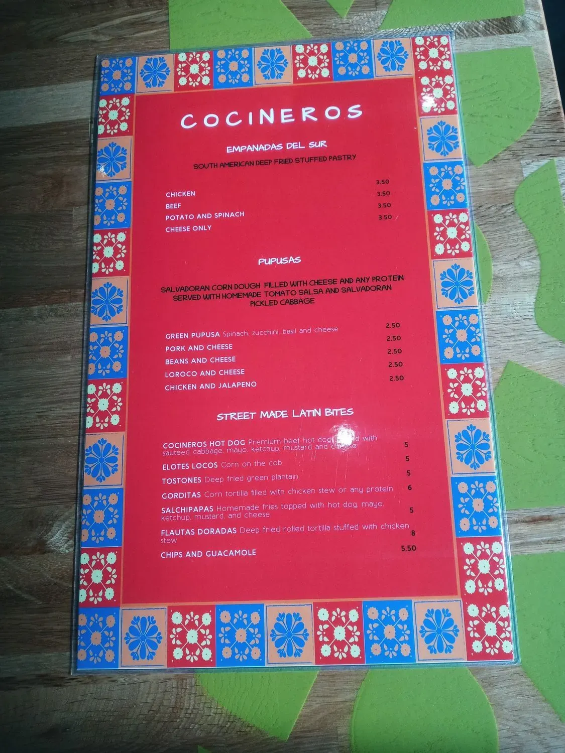 Menu 3