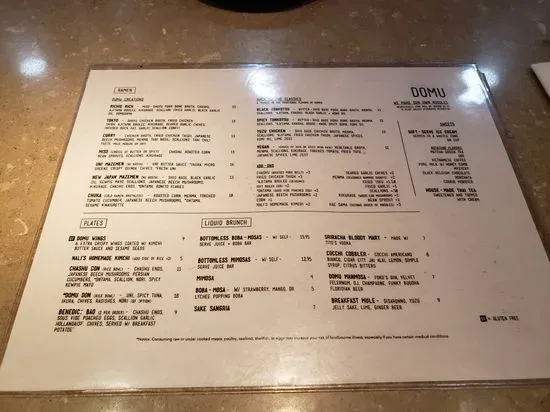 Menu 5