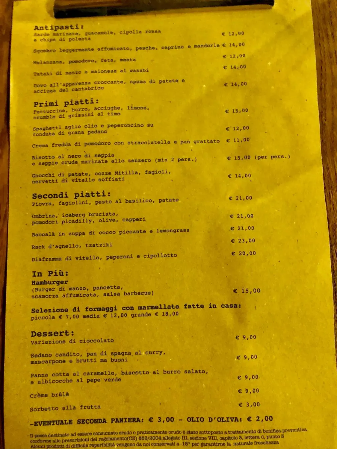 Menu 5