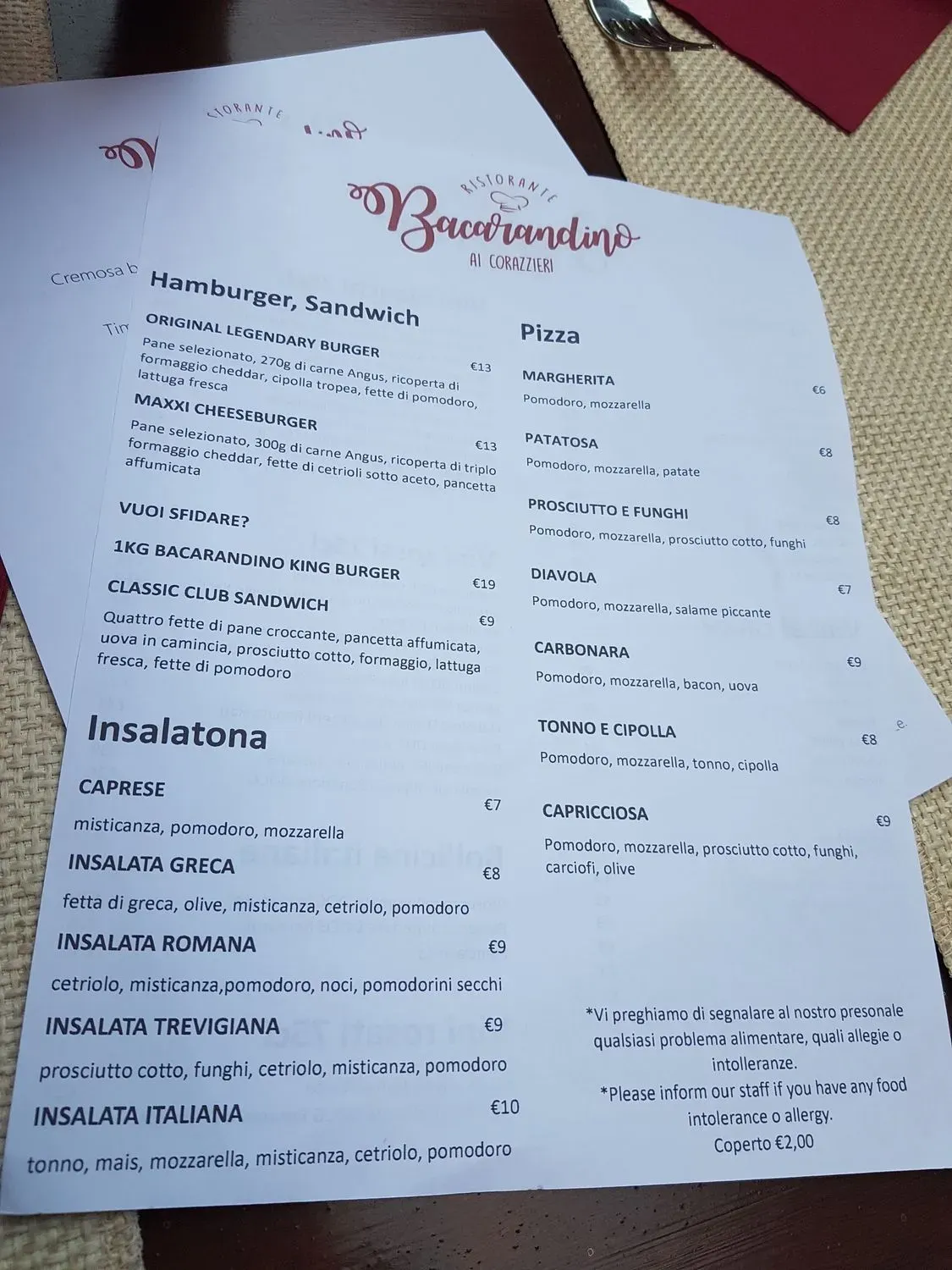 Menu 5