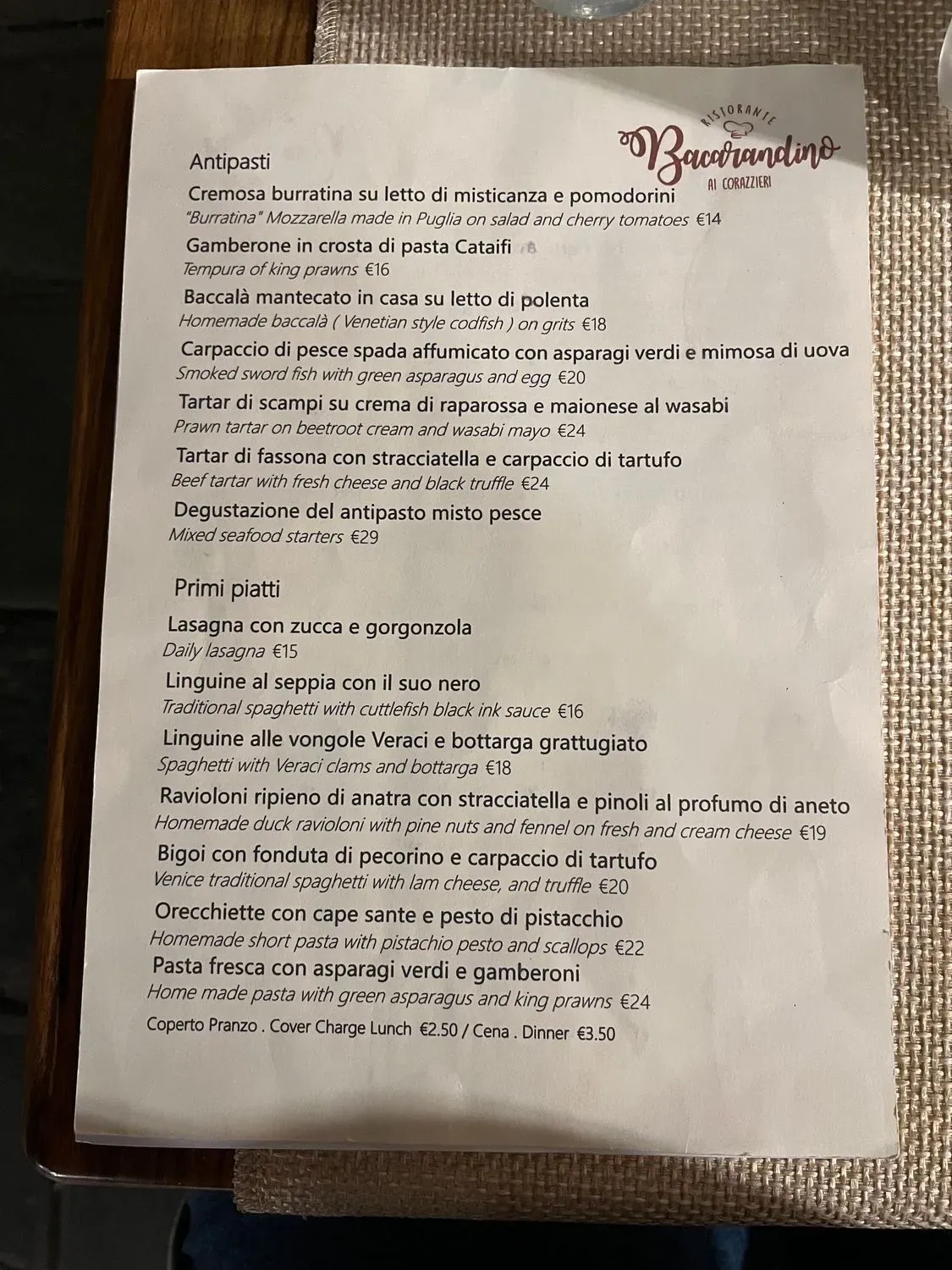 Menu 3