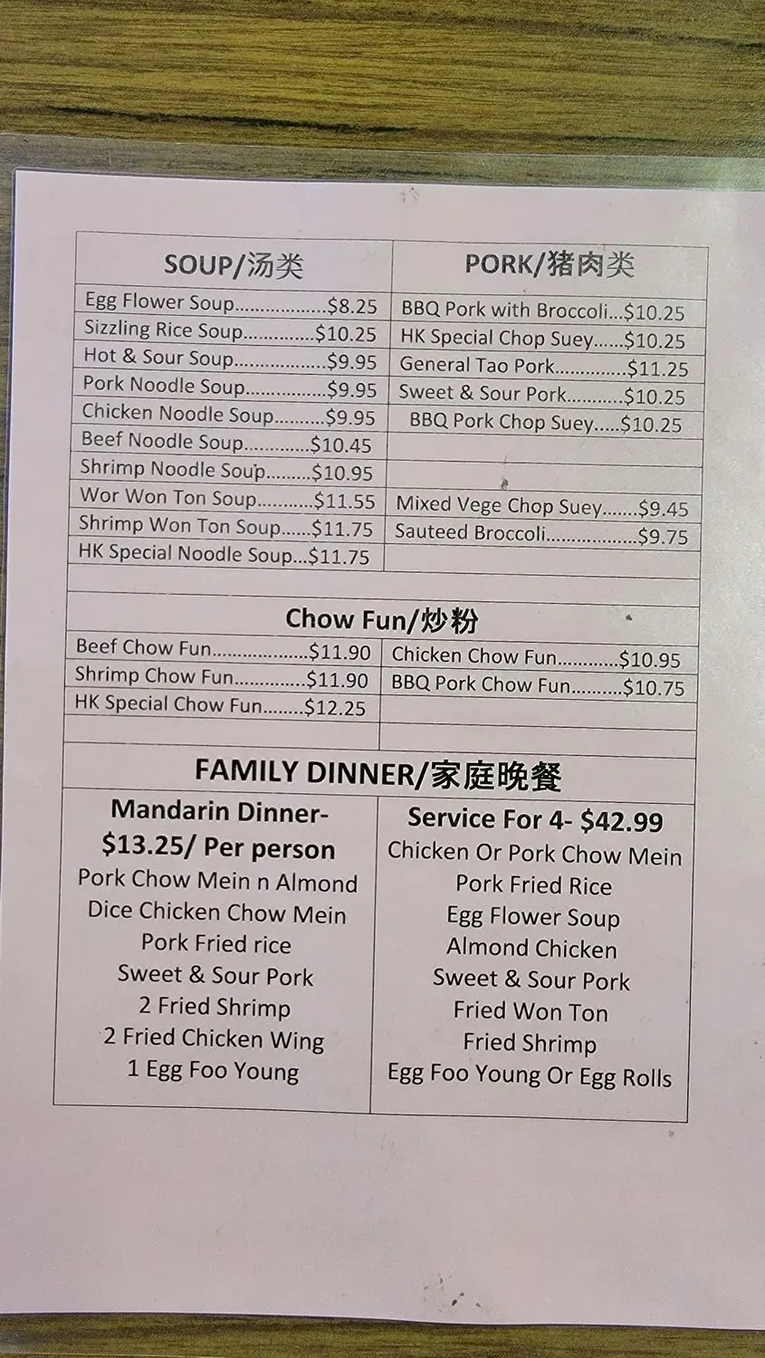 Menu 3