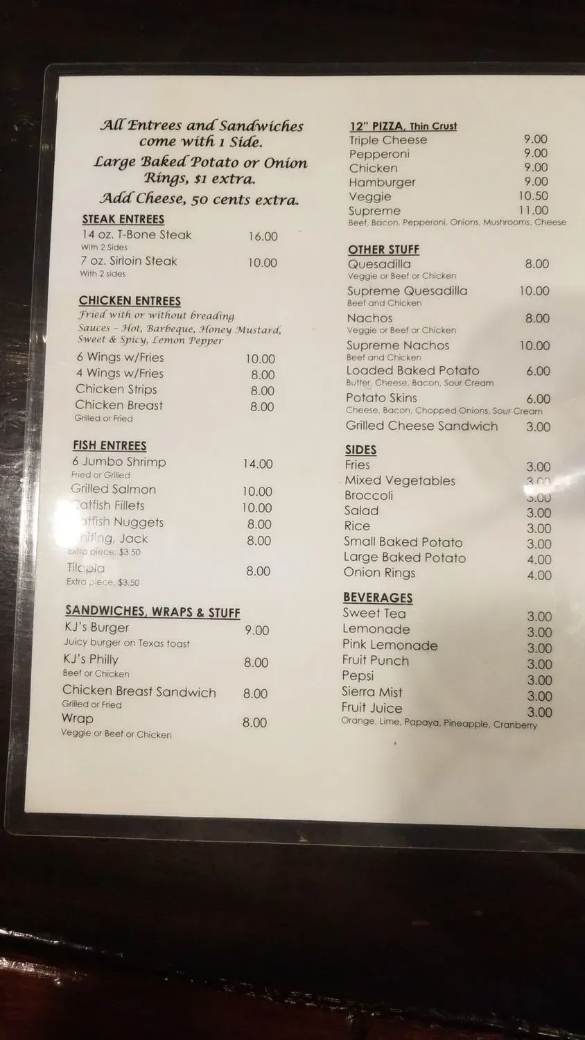 Menu 3