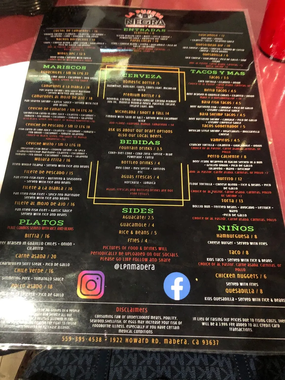 Menu 4