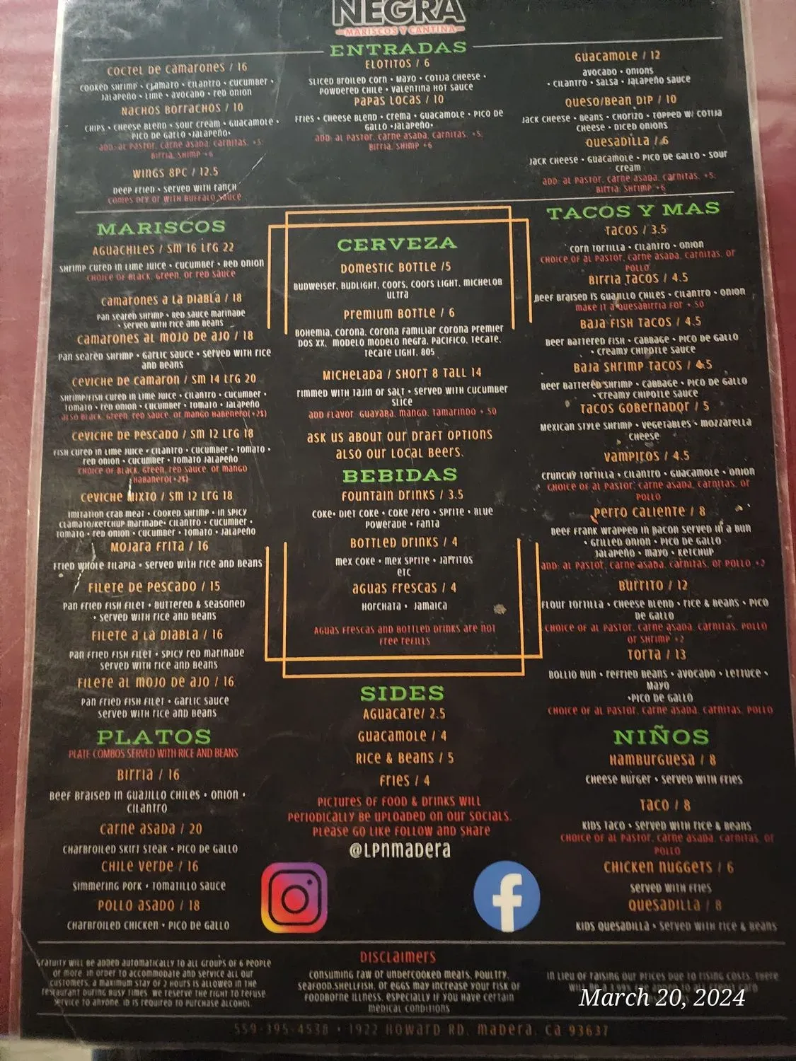 Menu 2