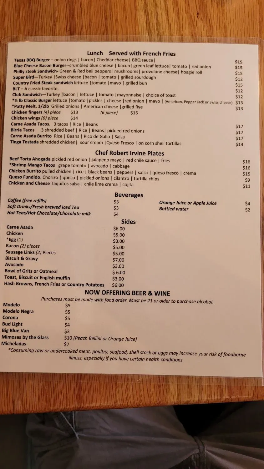 Menu 4