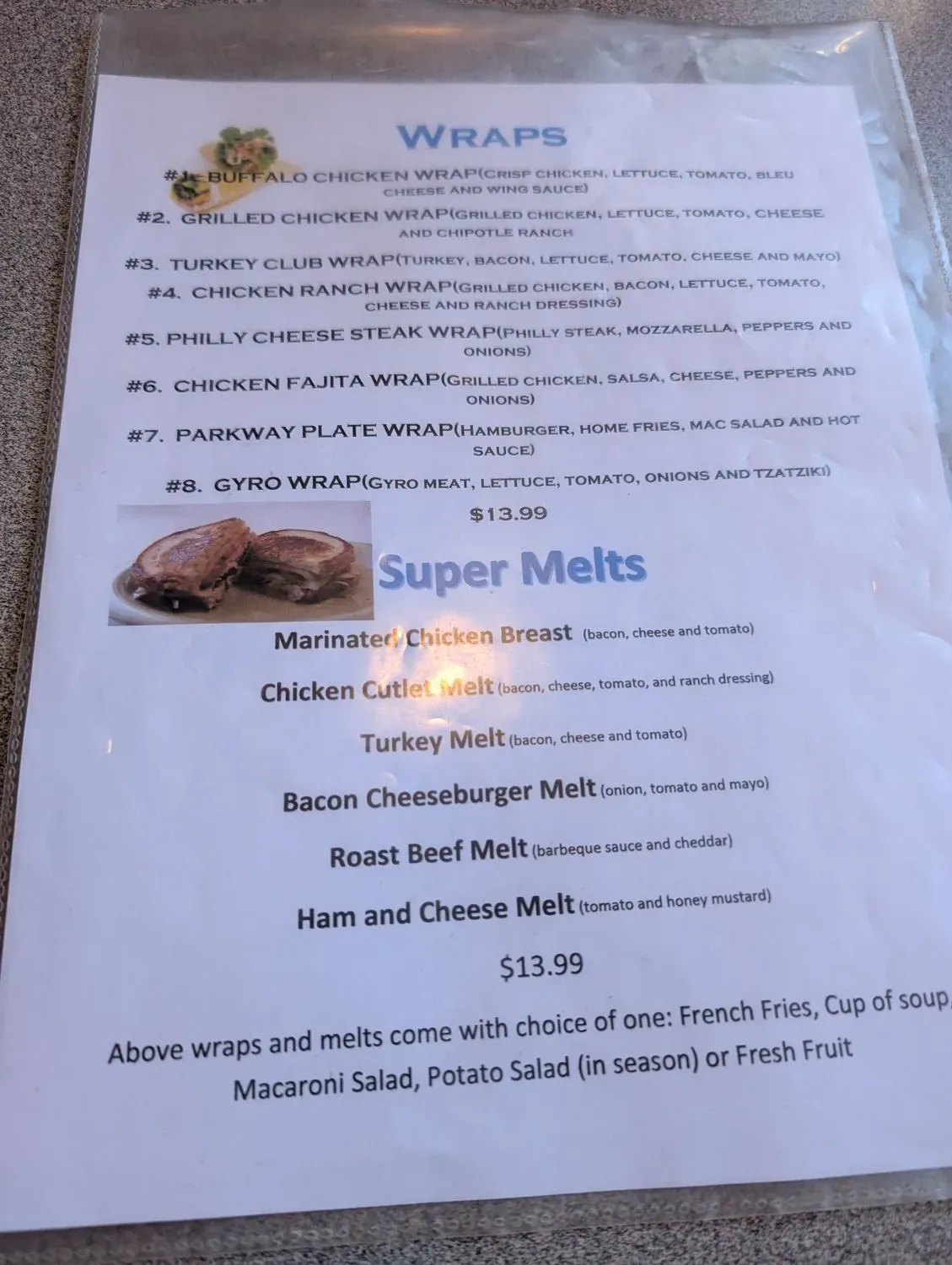 Menu 4