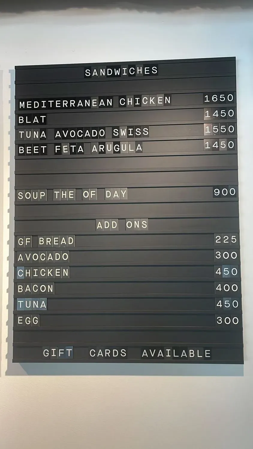 Menu 2