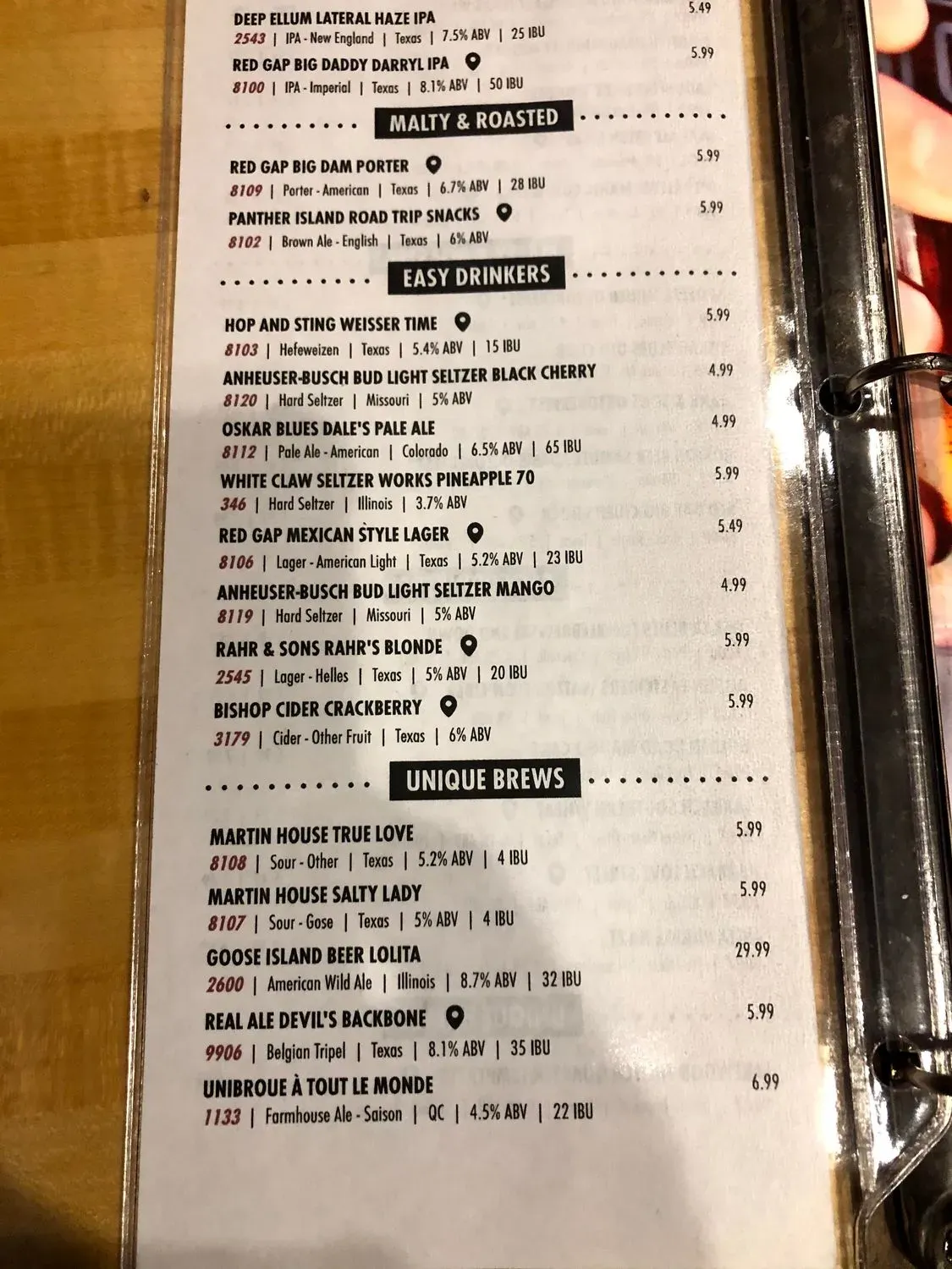 Menu 3