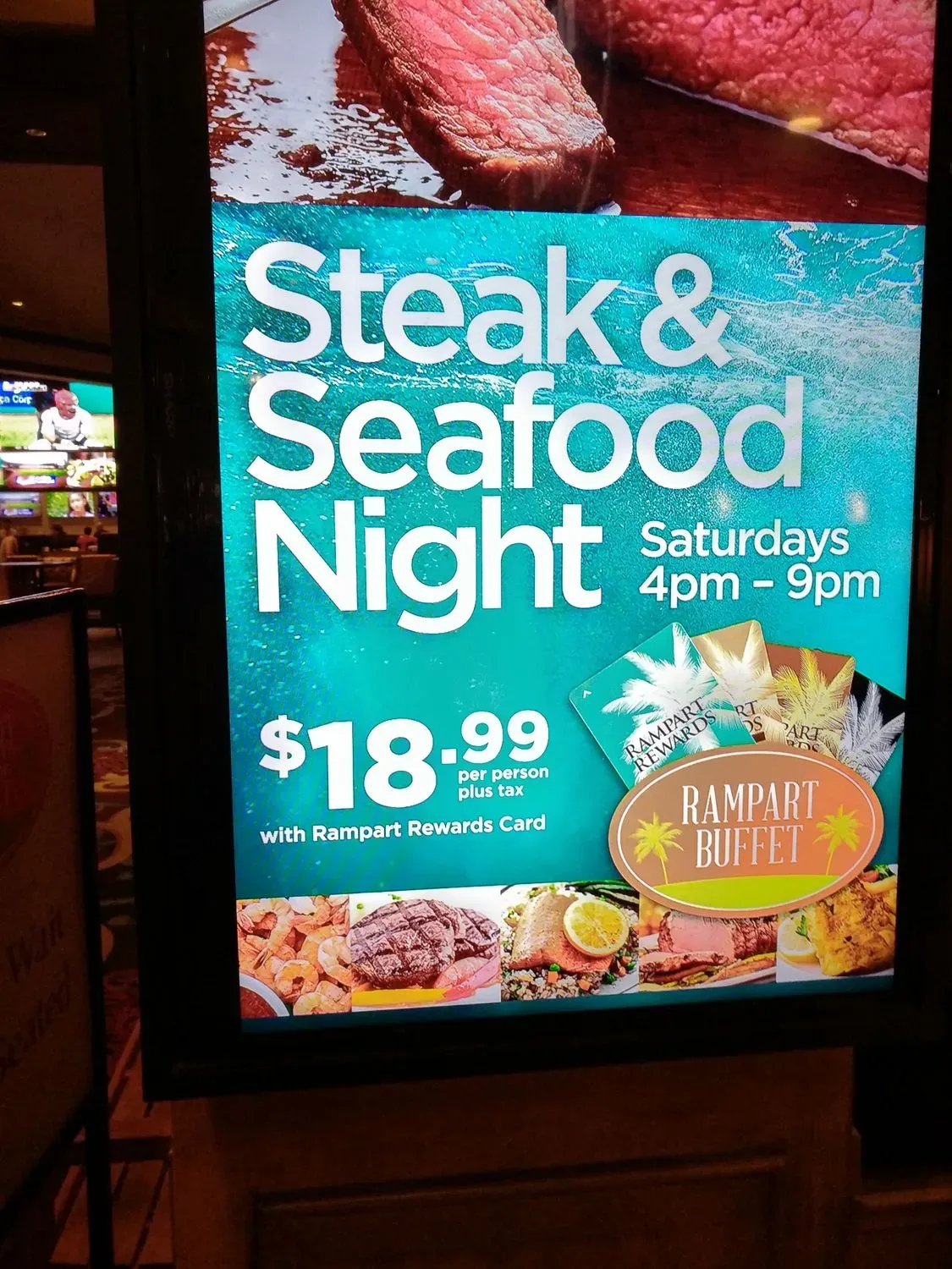 Rampart Buffet Menu - Updated October 2025