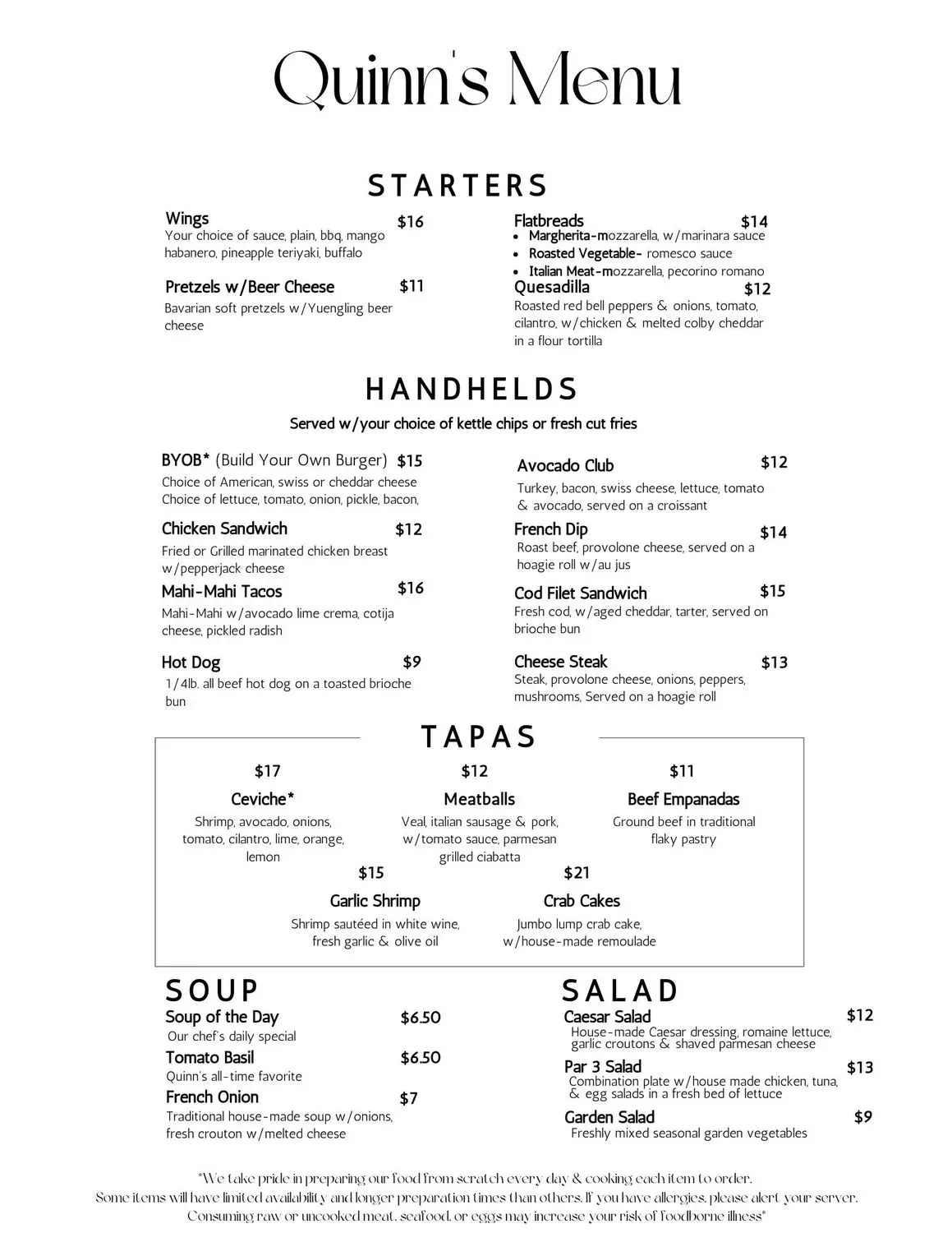 Menu 2