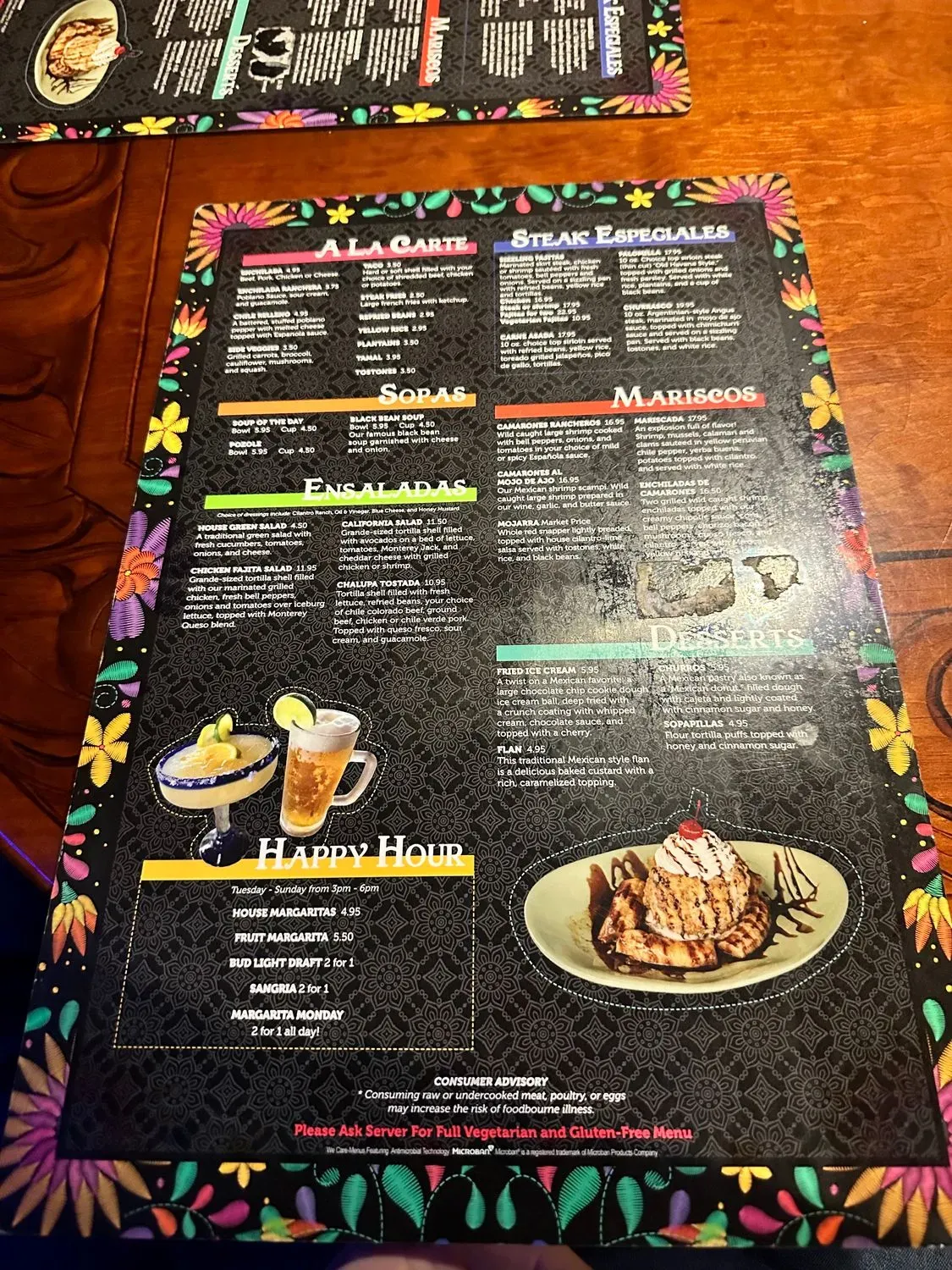 Menu 6