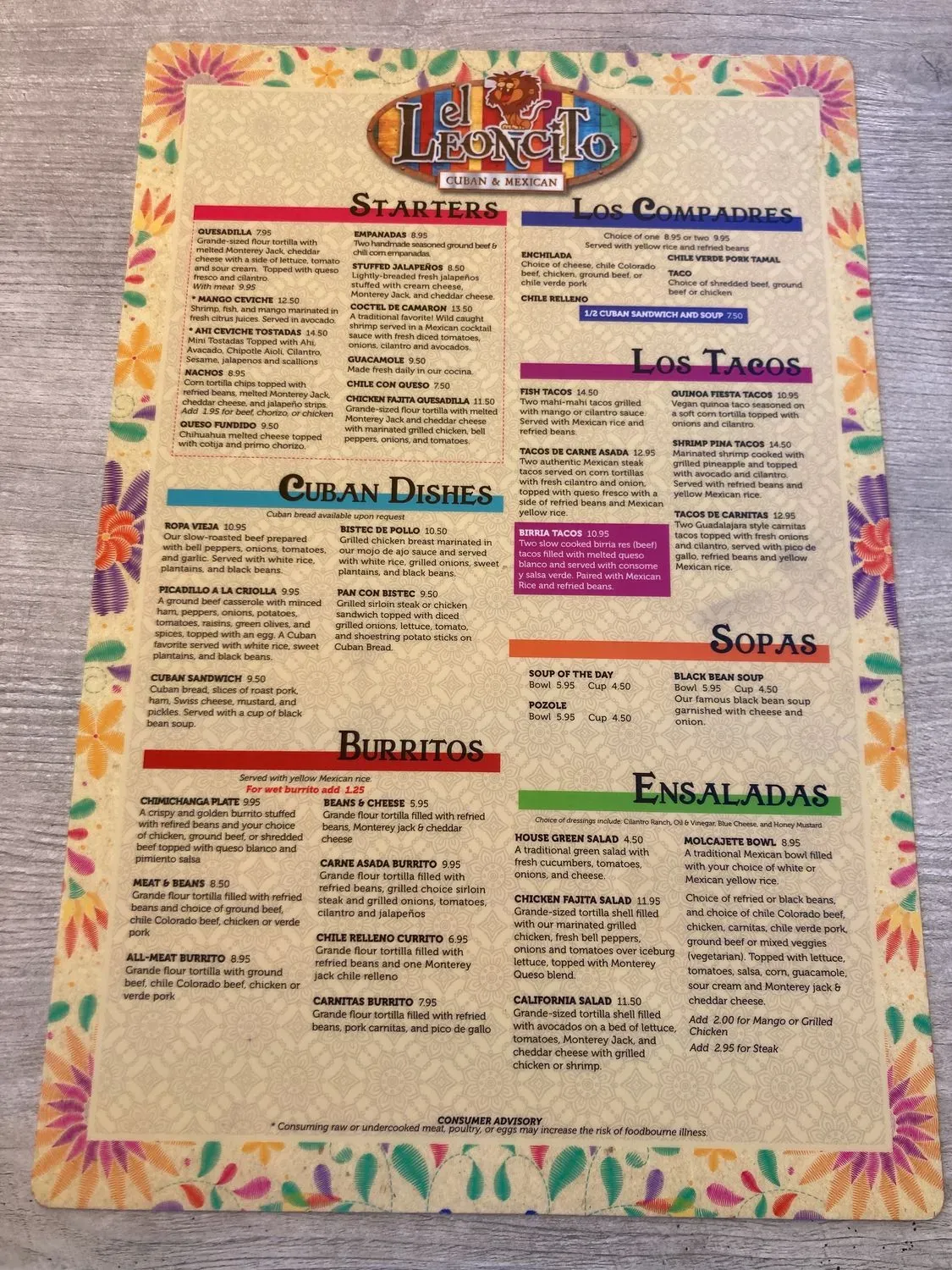 Menu 2