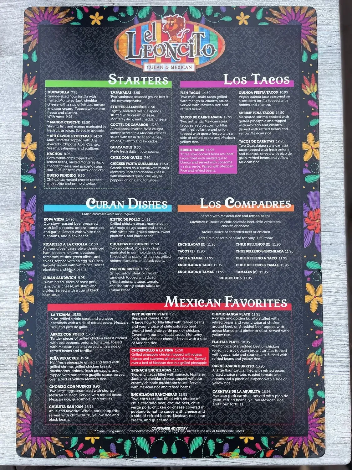 Menu 4