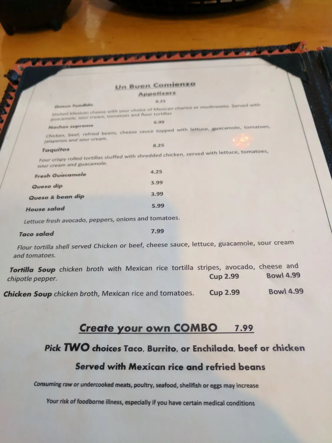 Menu 5