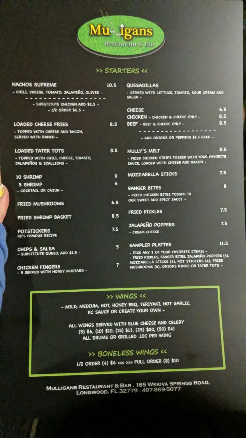 Menu 6