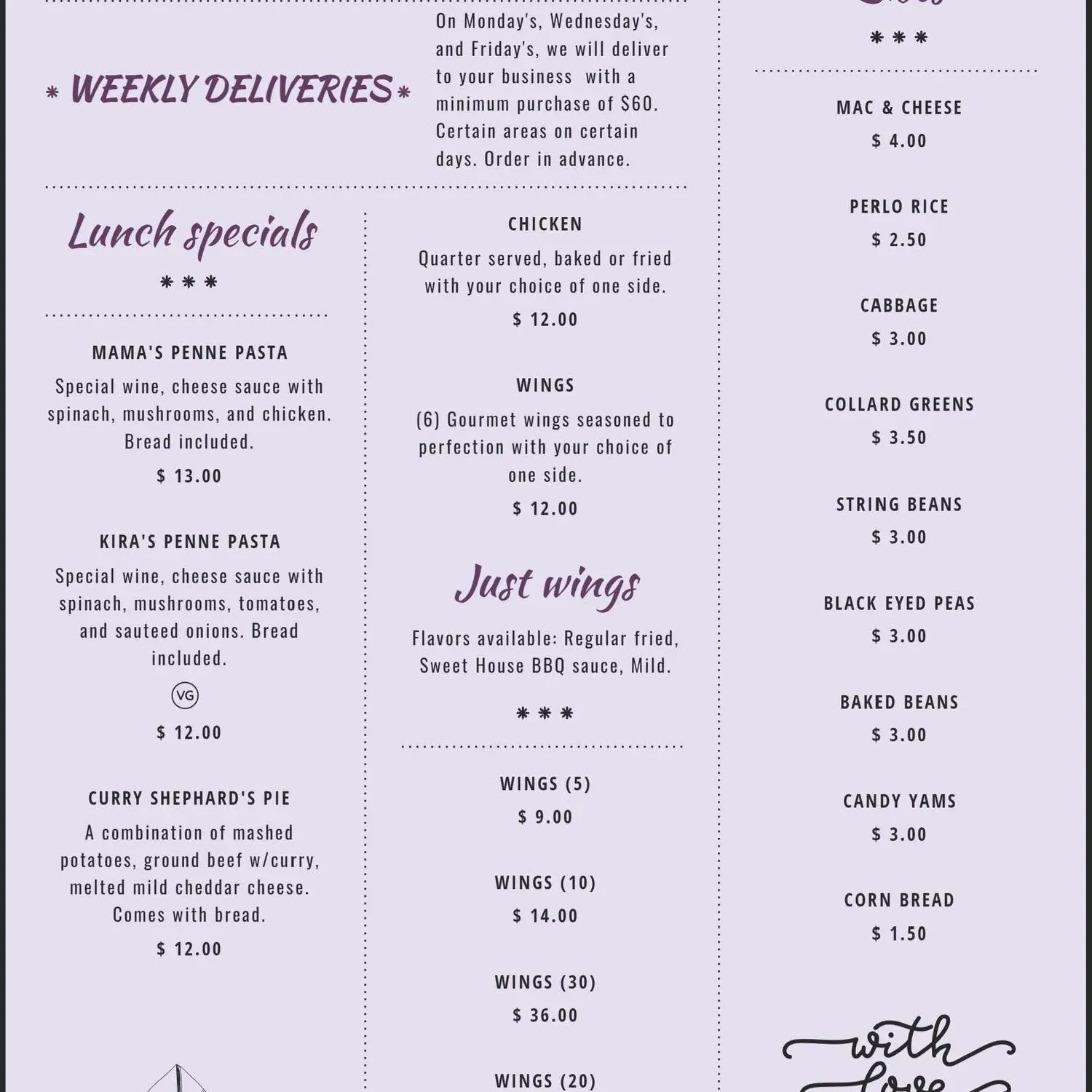 Menu 3