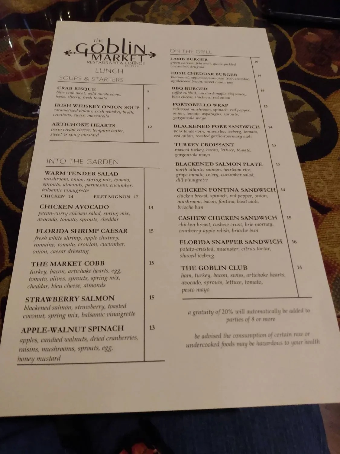 Menu 3