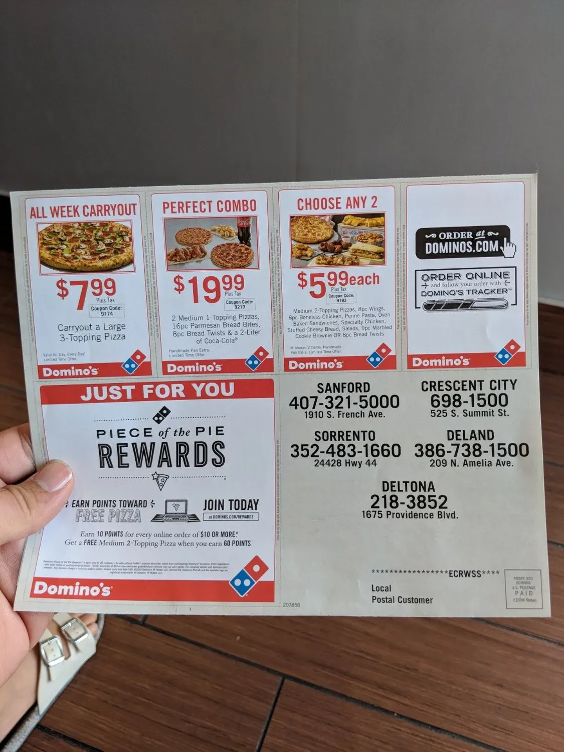 Domino's Pizza Menu - Updated October 2025