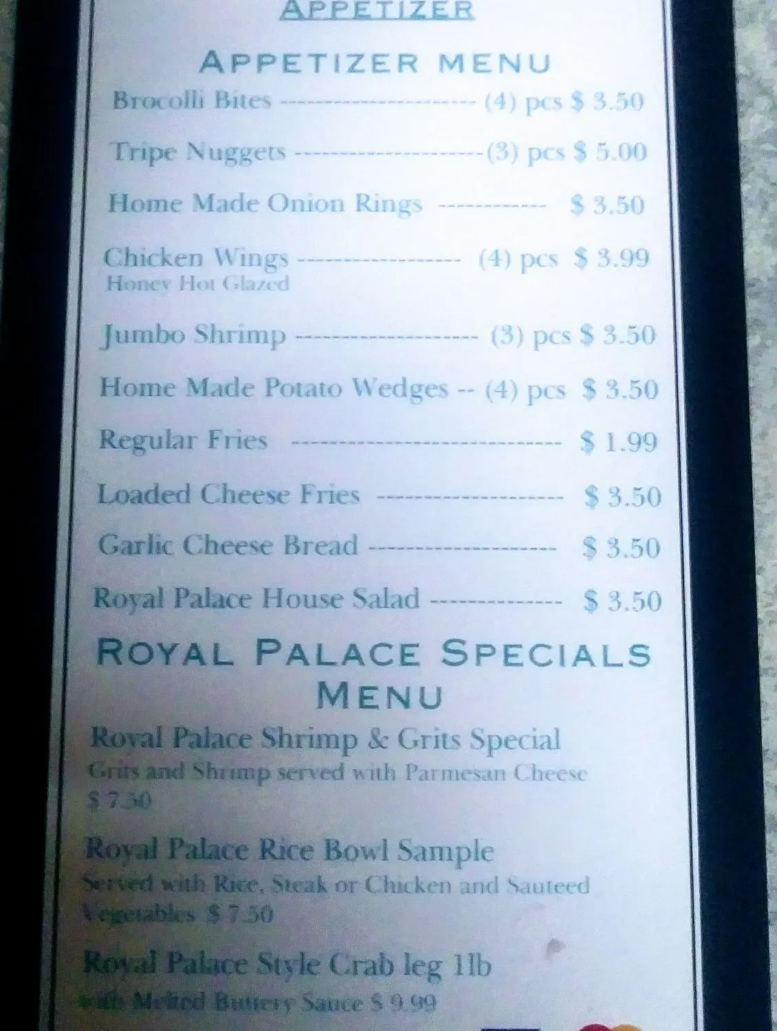 Menu 3