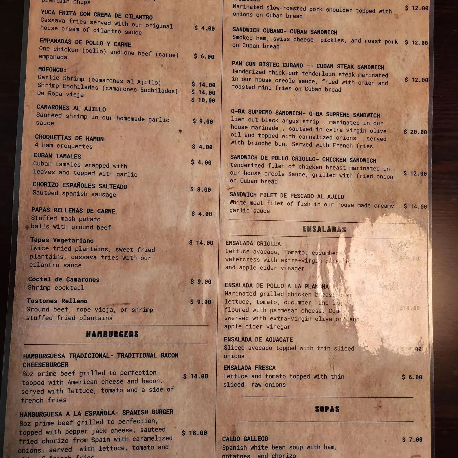 Menu 3