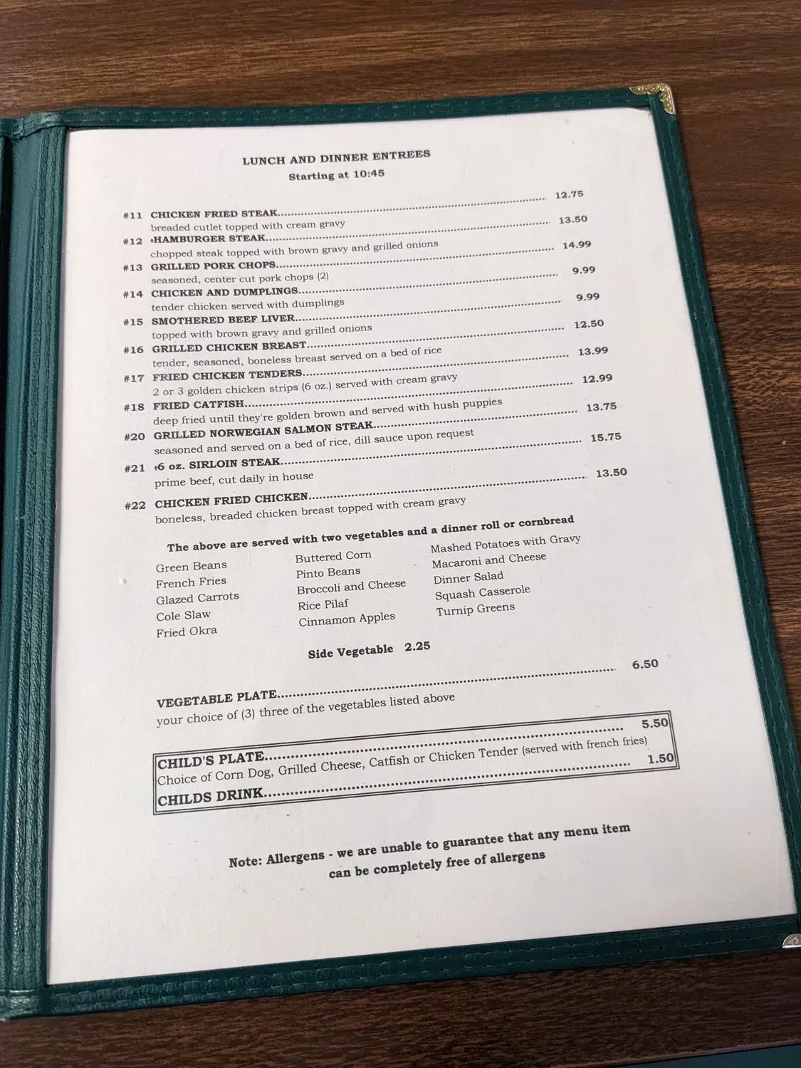 Menu 6