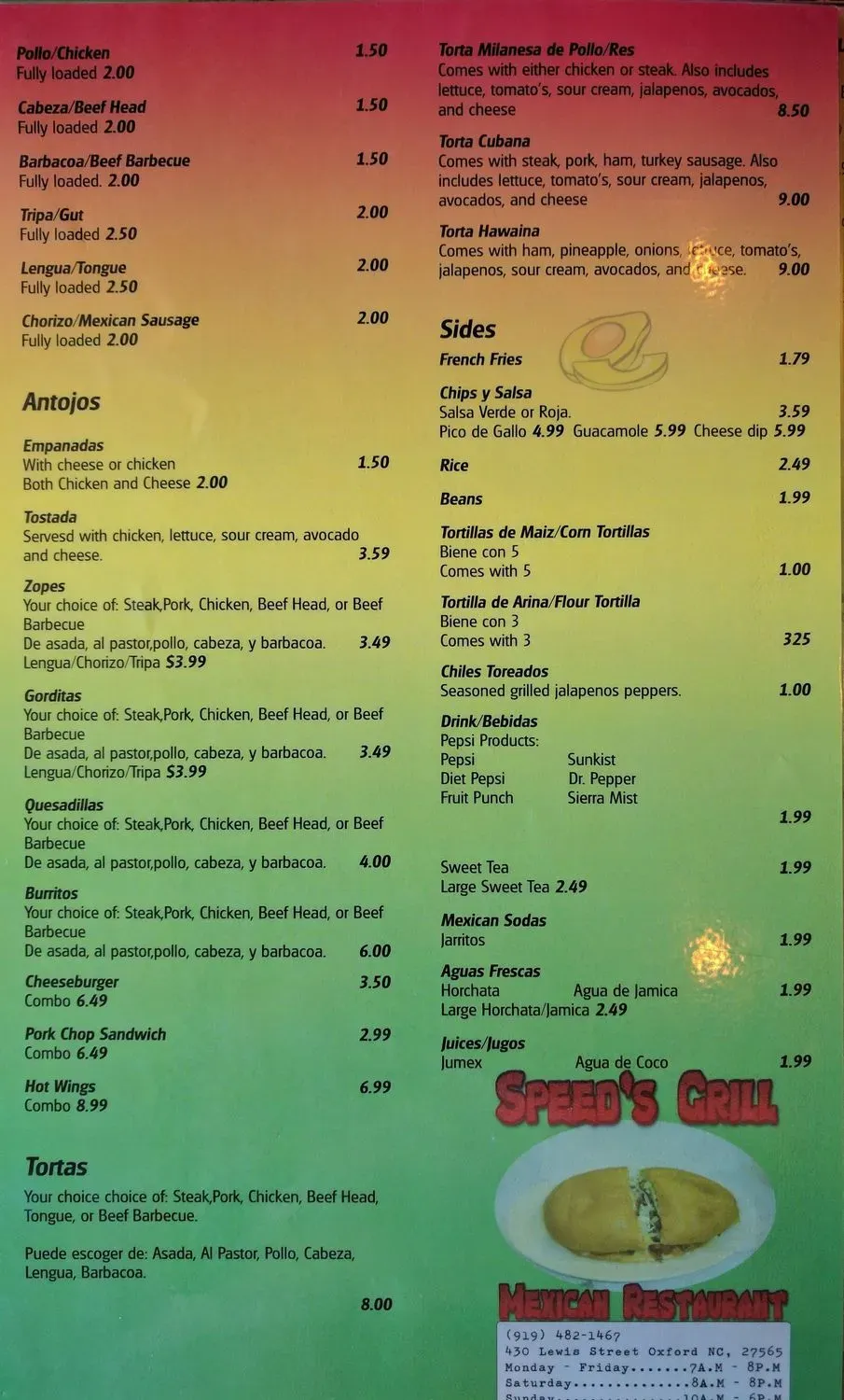 Menu 6