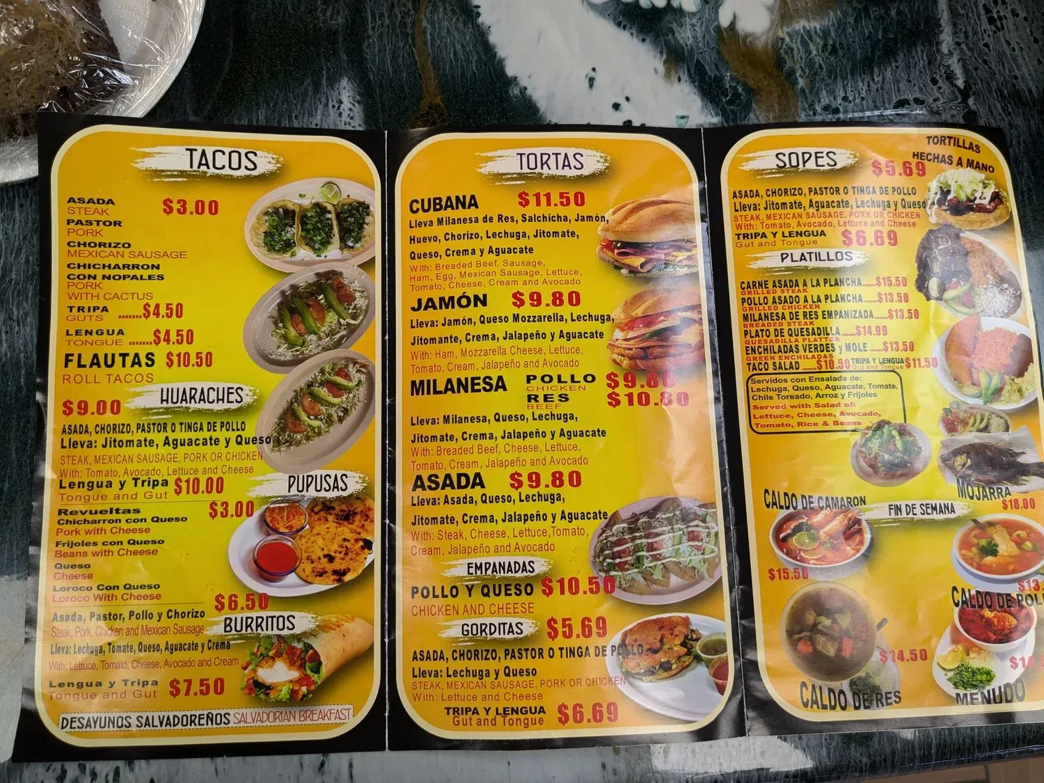 Menu 3