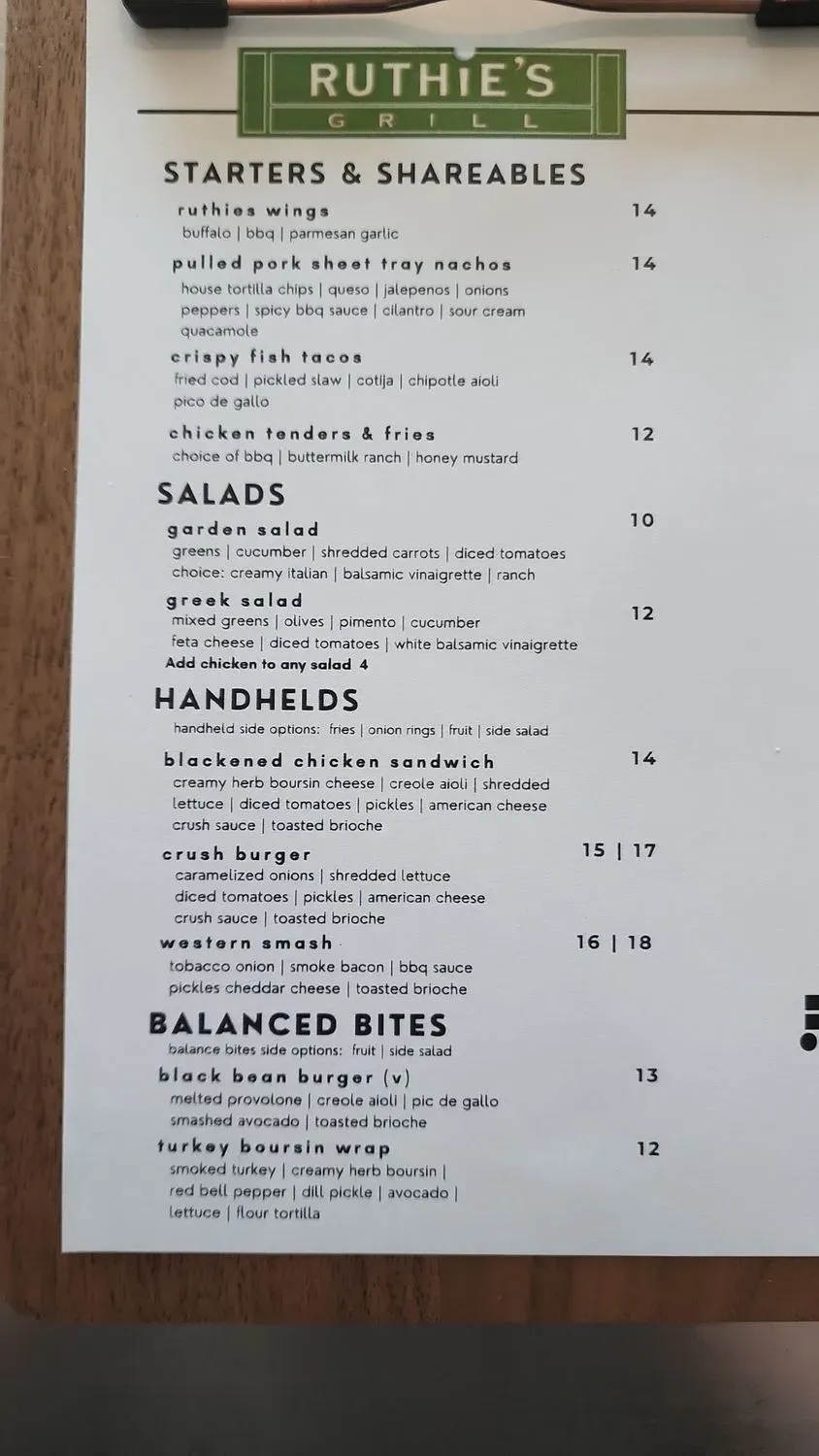 Menu 2