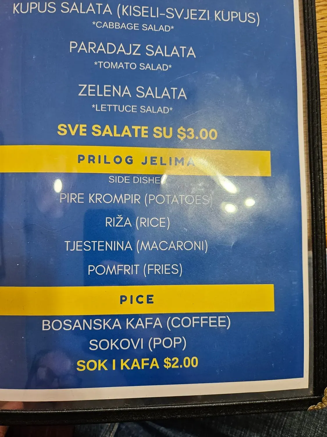 Menu 5