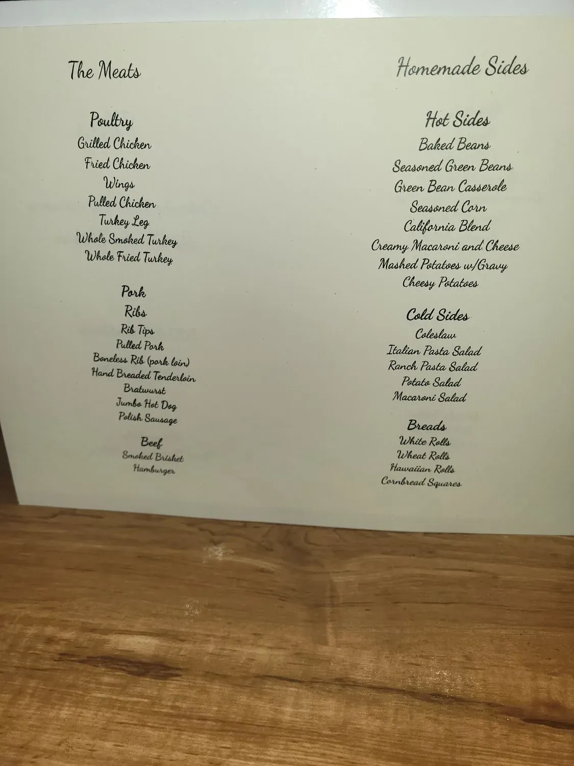 Menu 2