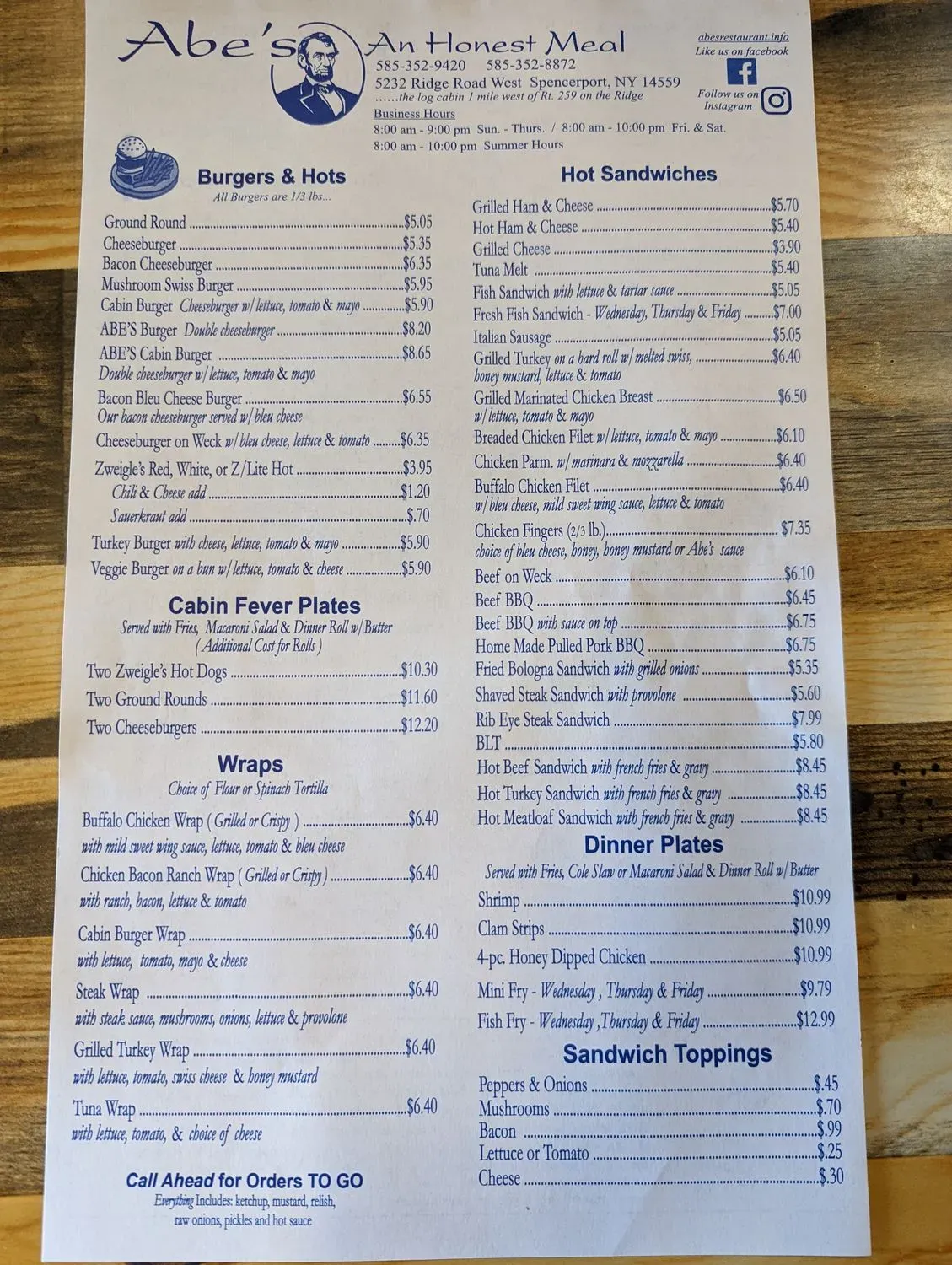 Menu 3