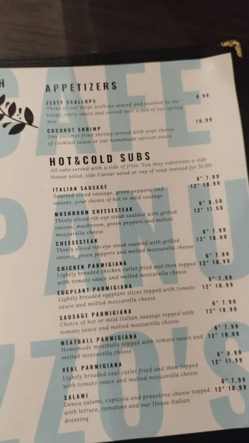 Menu 6