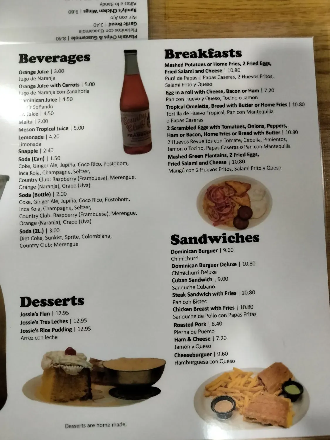 Menu 2