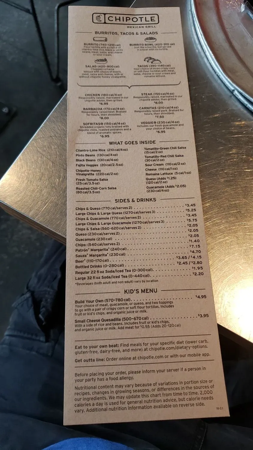 Menu 4