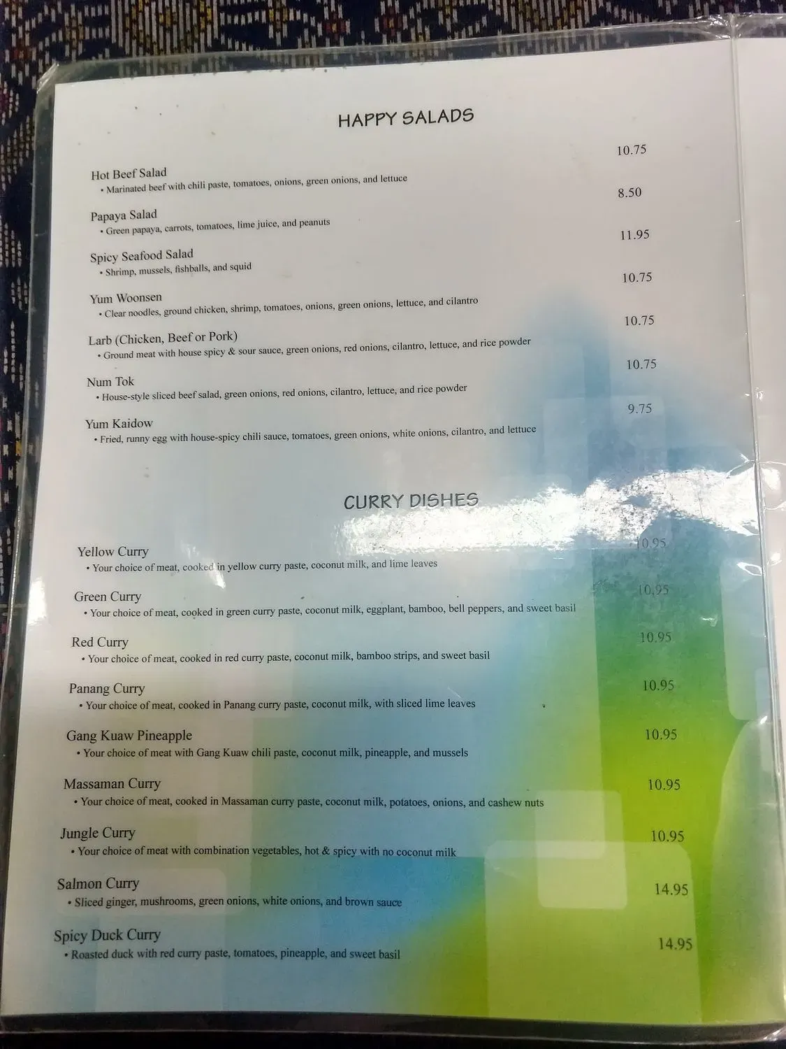 Menu 6