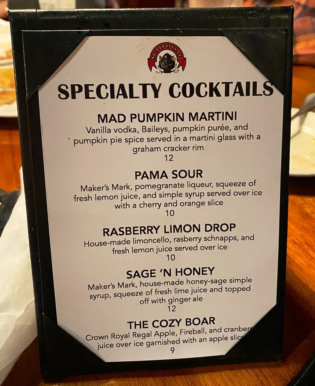 Menu 4