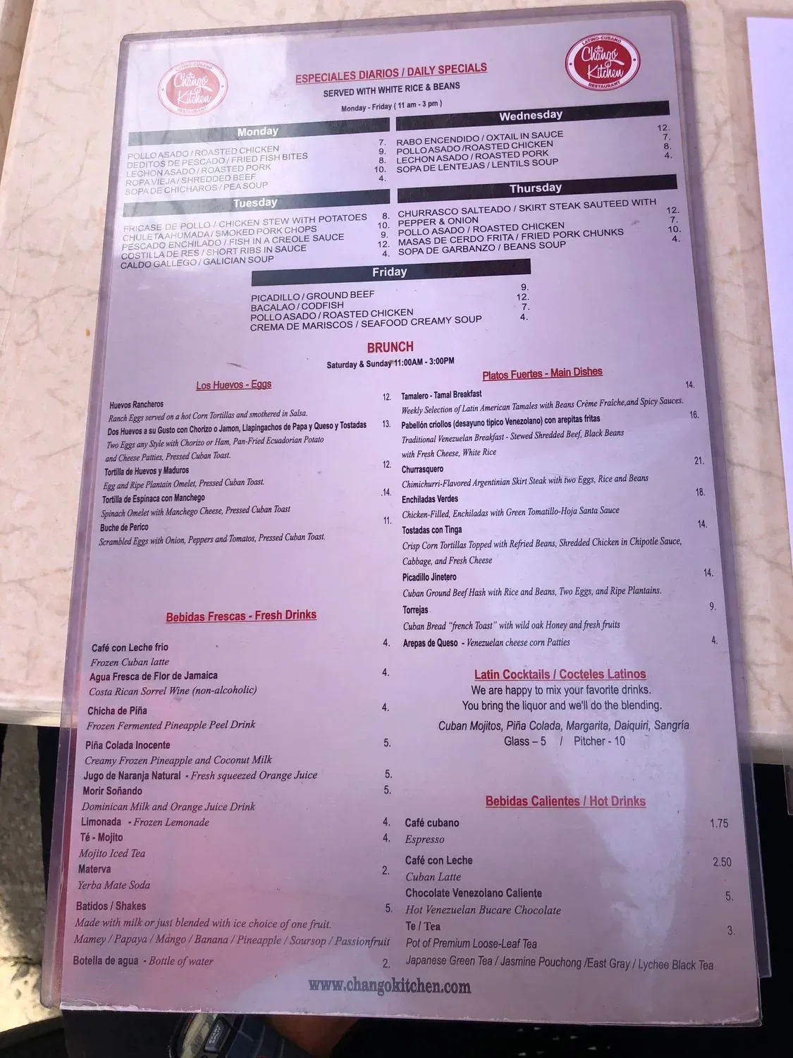 Menu 4