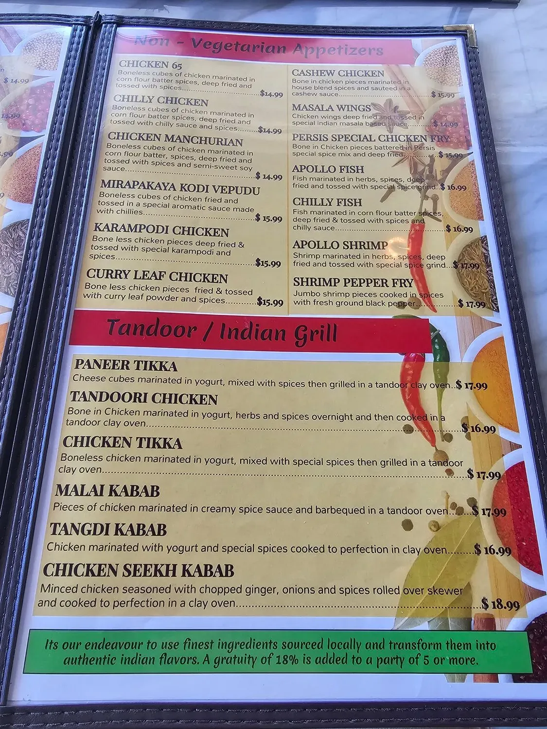 Menu 6